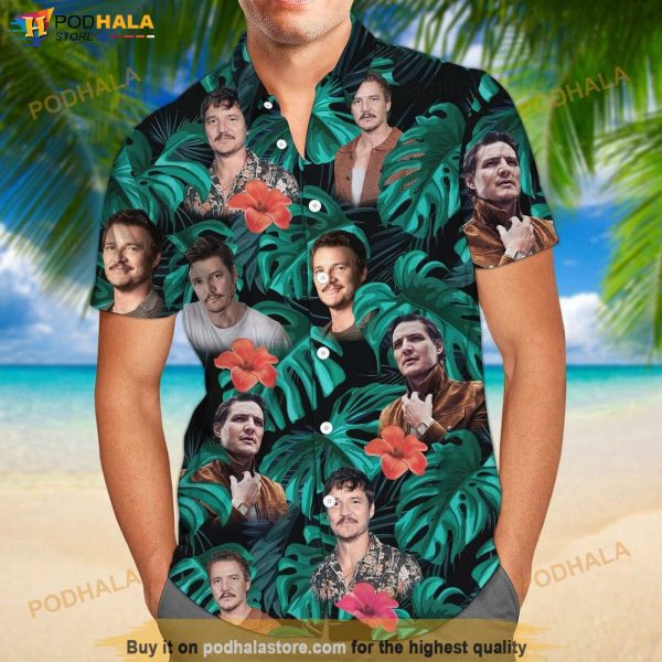 Pedro Pascal Hawaiian Shirt, Father Day Gift For The Last Of Us Merch Fans