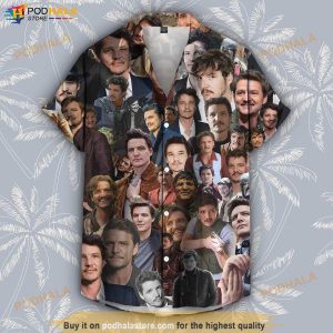 PEDRO PASCAL Hawaiian Shirt, Javier Pen?a, Last Of Us, Narco Fans Gift