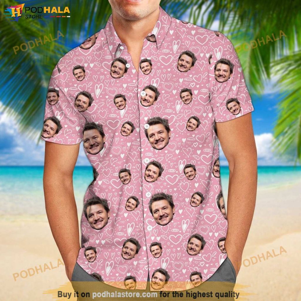 Pedro Pascal Hawaiian Shirt, The Last Of Us Mandalorian Beach Shorts Hawaii