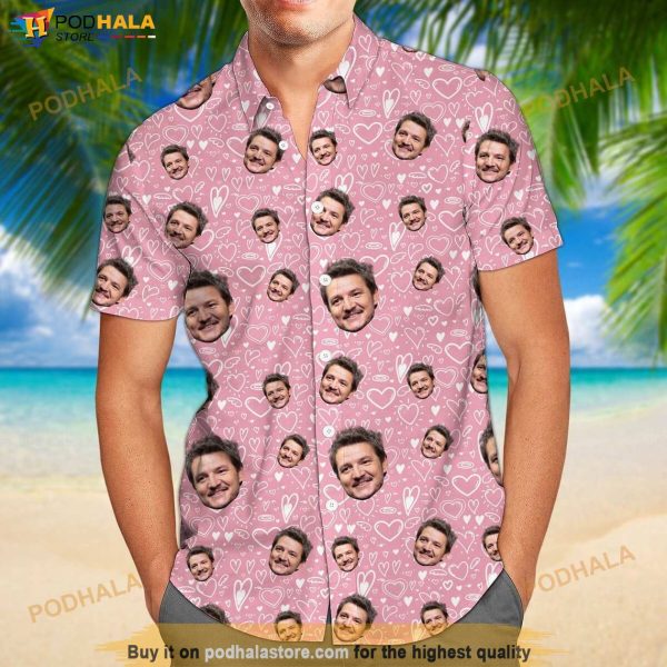 Pedro Pascal Hawaiian Shirt, The Last Of Us Mandalorian Beach Shorts Hawaii