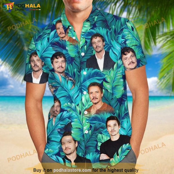 Pedro Pascal Shorts Hawaiian Shirt, Summer Vacation Gift For The Last Of Us Fans