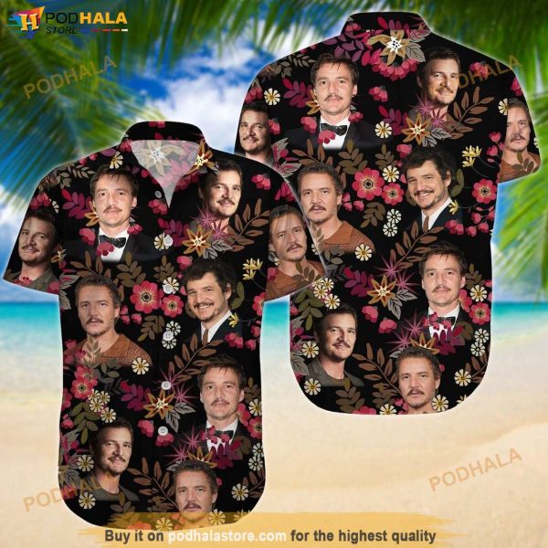 Pedro Pascal Shorts Hawaiian Shirt, The Last Of Us Merch For Fans