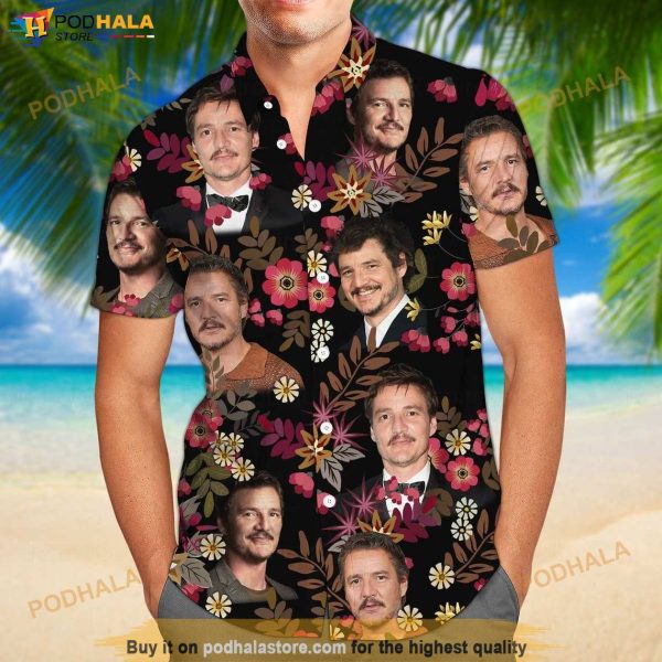 Pedro Pascal Shorts Hawaiian Shirt, The Last Of Us Merch For Fans
