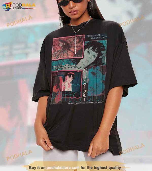 PERFECT BLUE Mima Kirigoe Shirt, Homage Tee, Anime Otaku Merch Gift