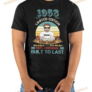 Personalized Age And Name Shirt For Grandpa Dad Mens Custom Gifts For Dad 2