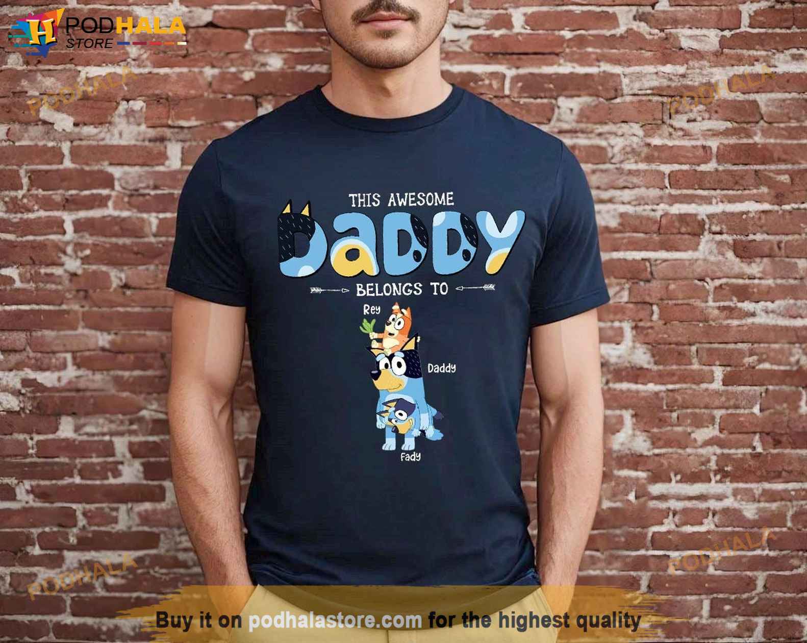 Personalized Bluey Birthday Shirt - Anynee