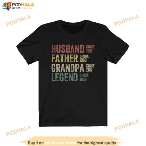 Personalized Dad Grandpa Shirt Husband Father Grandpa Legend Fathers Day Gift 3