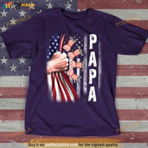 Personalized Papa Shirt Custom Fist Bump Papa Vs Kids Fathers Day Gift