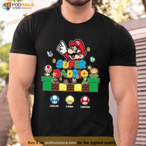 Personalized Super Daddio Shirt, Super Daddio Game Shirt, Father's Day Gift
