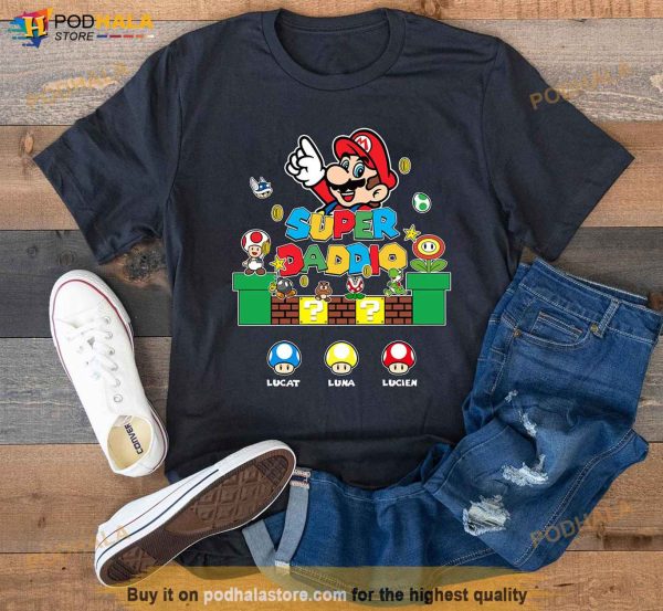 Personalized Super Daddio Shirt, Super Daddio Game Shirt, Father’s Day Gift