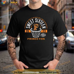 Princeton Tigers Sweet 16 2023 Basketball Black Shirt
