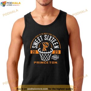 Princeton Tigers Sweet 16 2023 Basketball Black Shirt 2