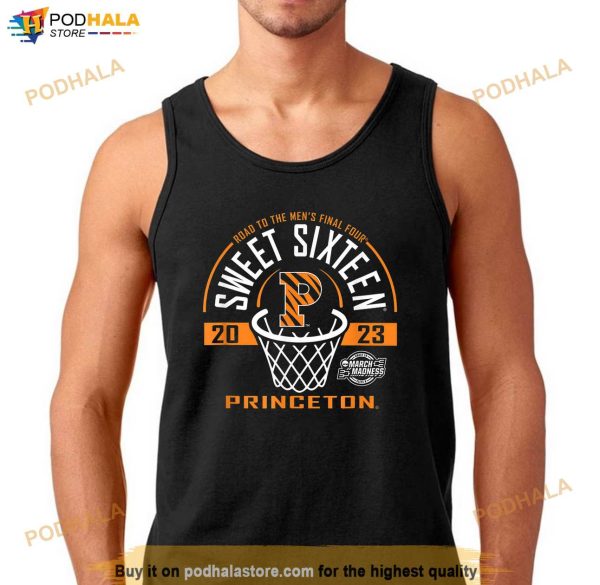 Princeton Tigers Sweet 16 2023 Basketball Black Shirt