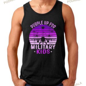 Purple Up For Military Kids Military Child Month 2023 Kids Shirt 2