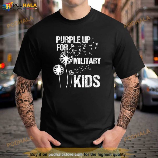 Purple Up for Military Kids Month of the Military Child Shirt