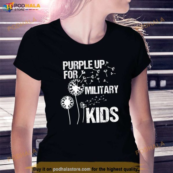 Purple Up for Military Kids Month of the Military Child Shirt
