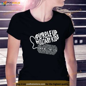 Purple up for Military Kids Shirt, Month of the Military Child Gift