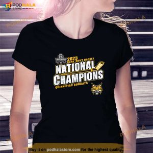 Quinnipiac Bobcats National Champs 2023 Ice Hockey Shirt