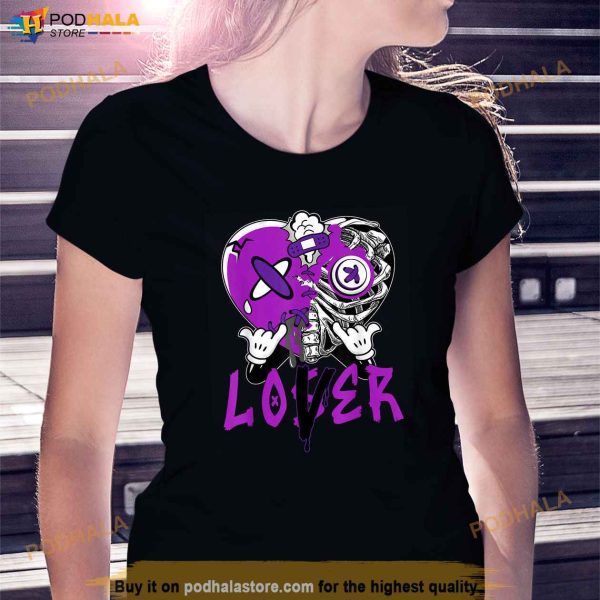 Racer Purple 5s Tee To Match Loser Lover Heart 5 Racer Blue Shirt