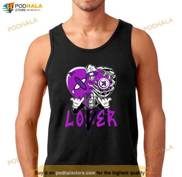 Racer Purple 5s Tee To Match Loser Lover Heart 5 Racer Blue Shirt