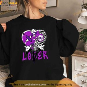 Racer Purple 5s Tee To Match Loser Lover Heart 5 Racer Blue Shirt 3