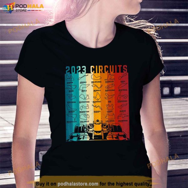 Racing Formula Track Circuit Car Fan Race Lover 2023 Shirt