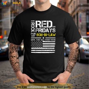 Red Friday Father In Law Gift Wear Red For My SonInLaw Shirt