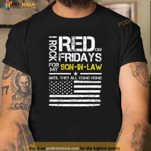 Red Friday Father In Law Gift Wear Red For My Soninlaw Shirt 2