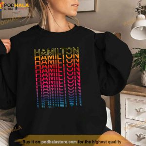 Retro Colorful City Nostalgic Hamilton Shirt 3