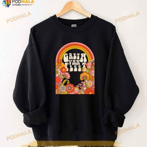 Retro Greta Van Fleet Sweatshirt, Dream In Gold Tour 2023 Gift For Fans