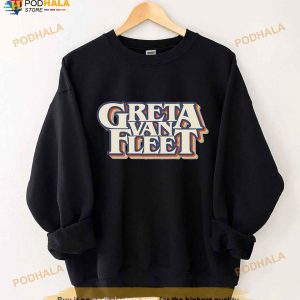 Retro Greta Van Fleet Sweatshirt, Gold Tour 2023 Greta Van Fleet Merch For Fans