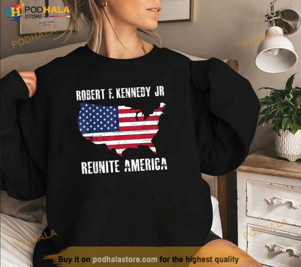 Reunite America RFK Kennedy Democrat President 2024 Women Shirt