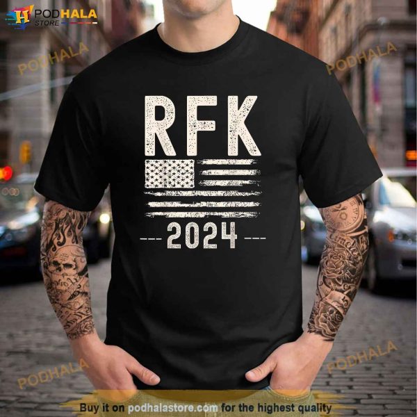 Robert Kennedy Jr 2024 Presidential RFK JR 2024 American Flag Shirt