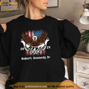 Robert Kennedy Jr For President 2024 Shirt Bald Eagle American Flag Shirt 3