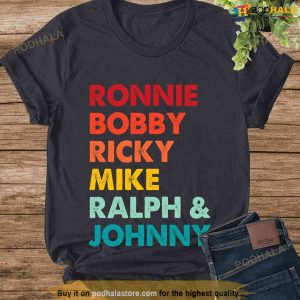 Ronnie Bobby Ricky Mike Ralph and Johnny Shirt, New Edition Shirt