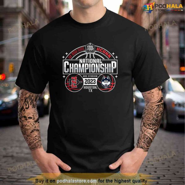 SDSU vs Uconn National Championship 2023 Basketball Shirt