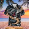 Samurai Dragon Ryujin Hawaiian Shirt, Japanese Samurai Warrior Men Women Gift