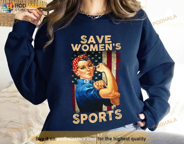 Save Womens Sports Shirt, Empower Women Feminist Shirt, I Stand with Riley