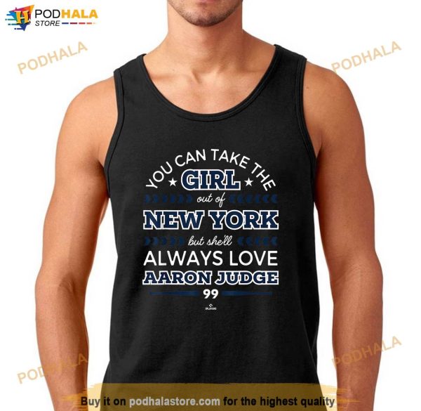 Shell Always Love Aaron Judge New York MLBPA Shirt, Womens Yankee Shirt