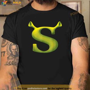 Shrek Initial Logo Poster Shrek Slut Shirt