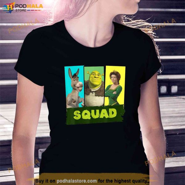 Shrek Squad Group Shot Panel Lineup Poster Shrek Slut Shirt