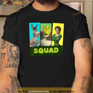 Shrek Squad Group Shot Panel Lineup Poster Shrek Slut Tshirt 1