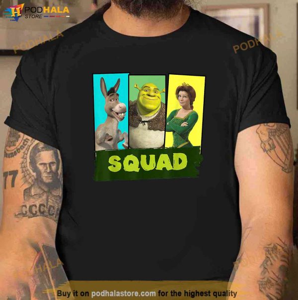 Shrek Squad Group Shot Panel Lineup Poster Shrek Slut Shirt