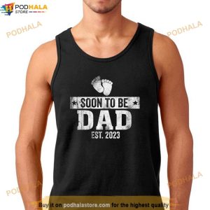 Soon To Be Dad Est 2023 Shirt Baby For New Dad Shirt Best First Fathers Day Gifts 2