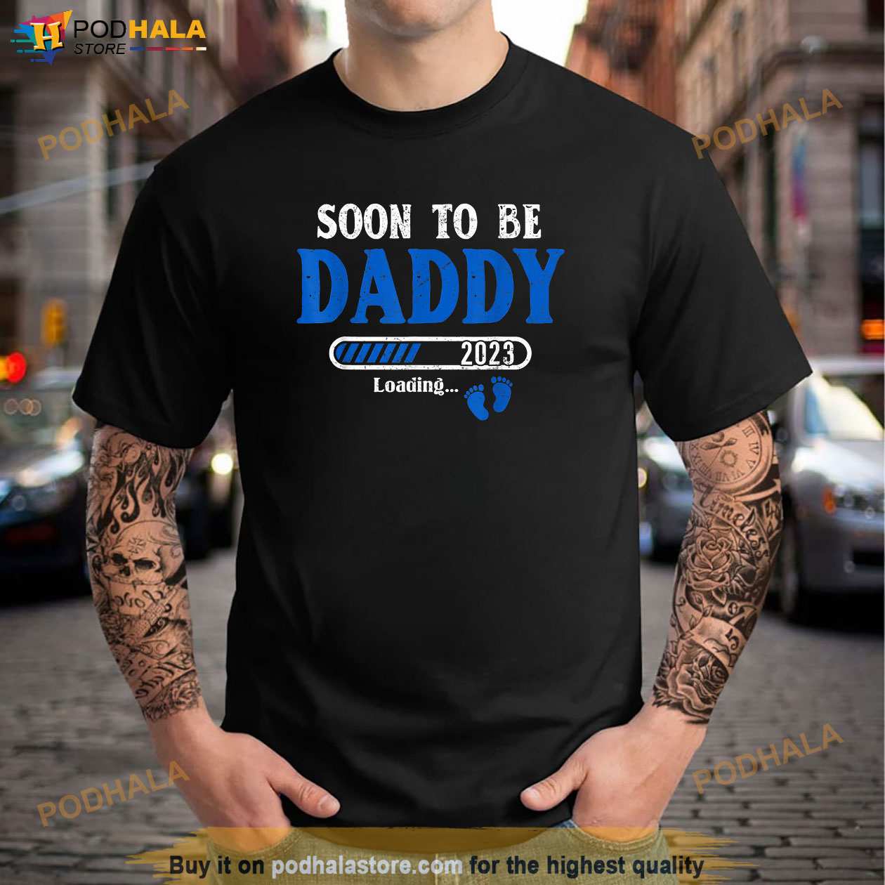 Soon To Be Daddy Est2023 New Dad Pregnancy Shirt, Gift Ideas For