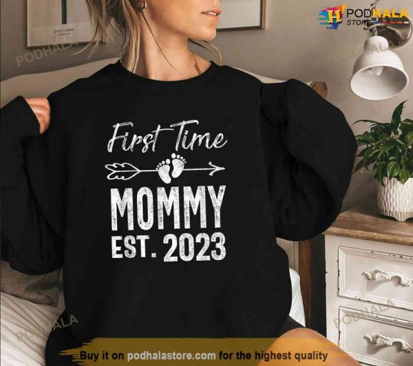 Soon to be Mommy 2023 Mothers Day First Time Mom Pregnancy Shirt