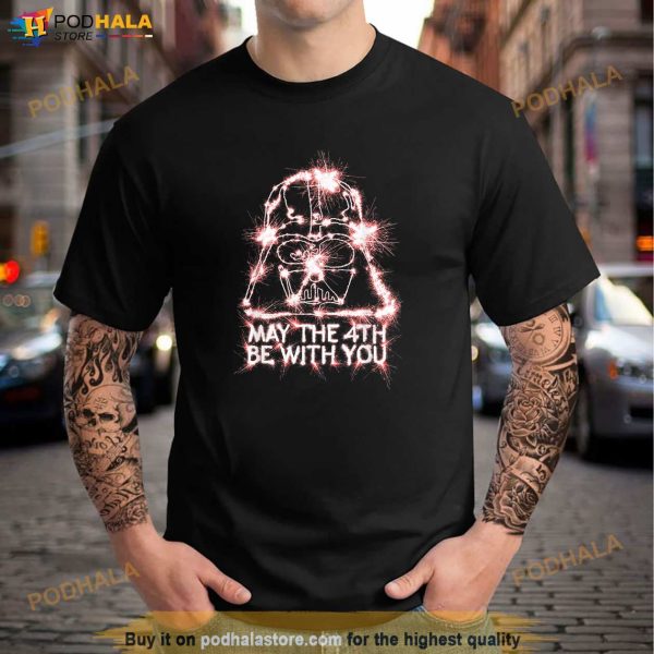 Star Wars Darth Vader May The 4th Be With You Sparkler Shirt, Movie Gift For Fans