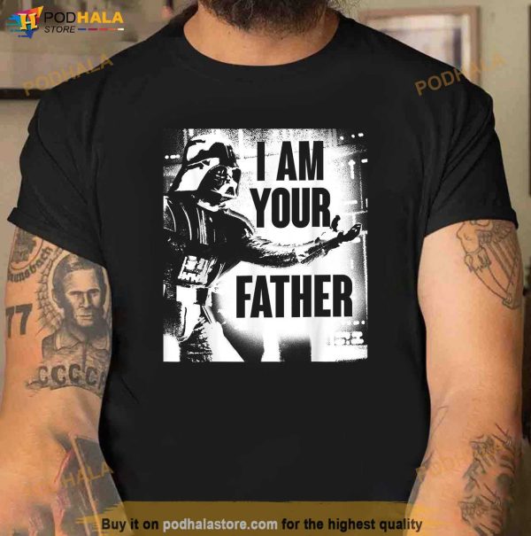 Star Wars Darth Vader Your Father Dad Spray Paint Shirt, New Dad Gift Ideas