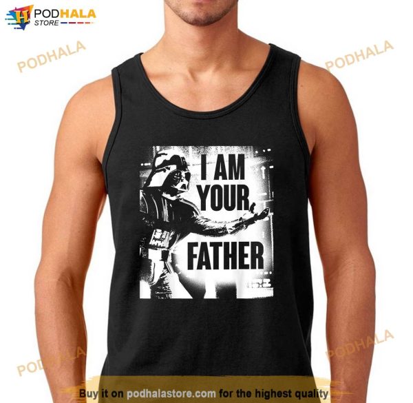 Star Wars Darth Vader Your Father Dad Spray Paint Shirt, New Dad Gift Ideas