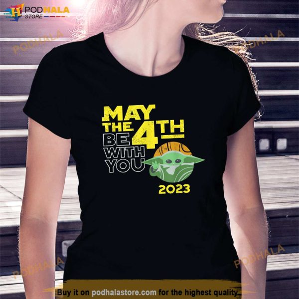 Star Wars Day May the 4th Be With You 2023 Grogu Distressed Shirt, Movie Gift For Fans